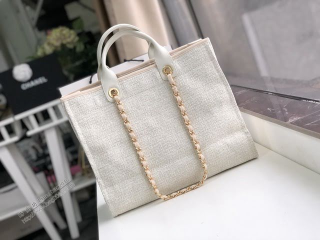 Chanel女包 66941 香奈兒經典款沙灘包 Chanel帆布購物袋  djc4042